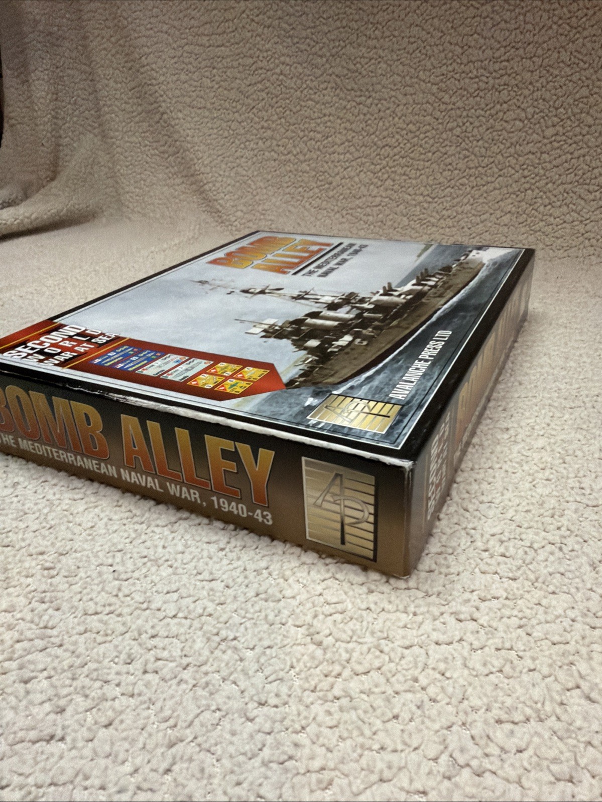 Bomb Alley Mediterranean Naval War 1940-43 Avalanche Press Unpunched Complete
