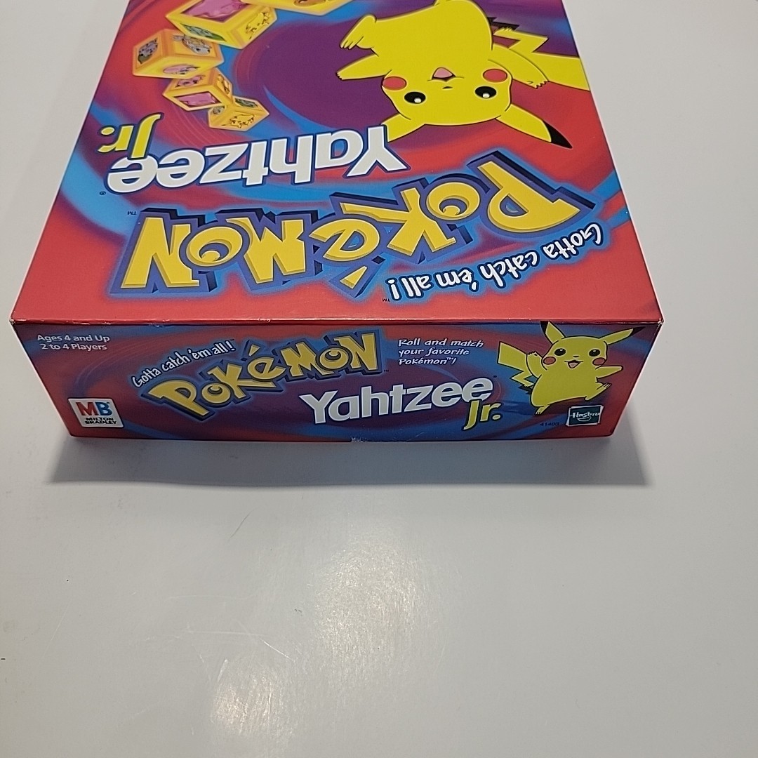 Pokemon Yahtzee Jr Vintage 1999 Milton Bradley Hasbro Nintendo Gotta Catch Em