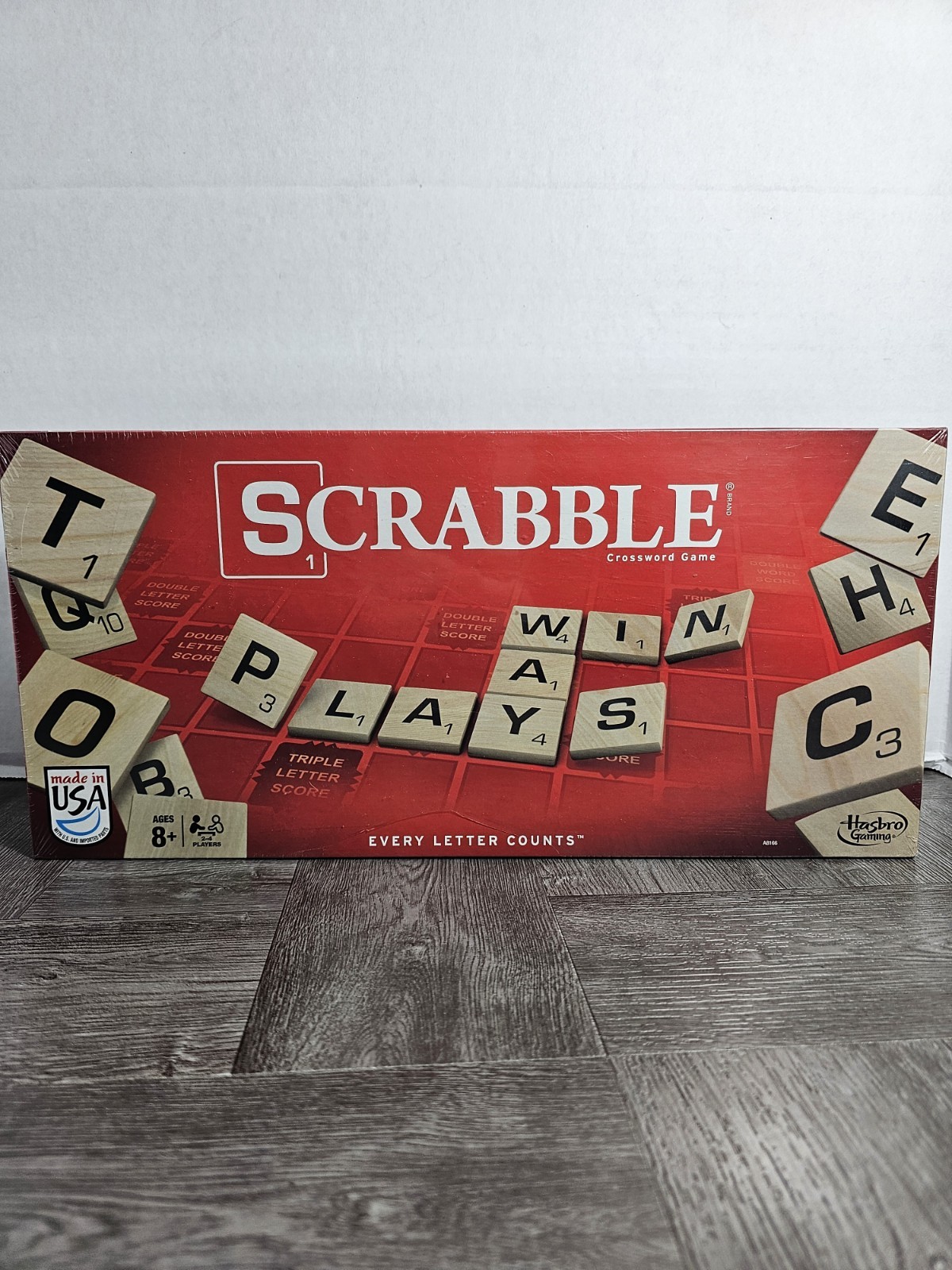 Hasbro Scrabble Game Classic Word Game Gameboard Crossword NEW Factory Sealed