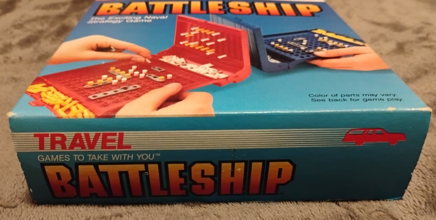 Vintage 1986 Travel Battleship Game New in Box Milton Bradley MB Classic
