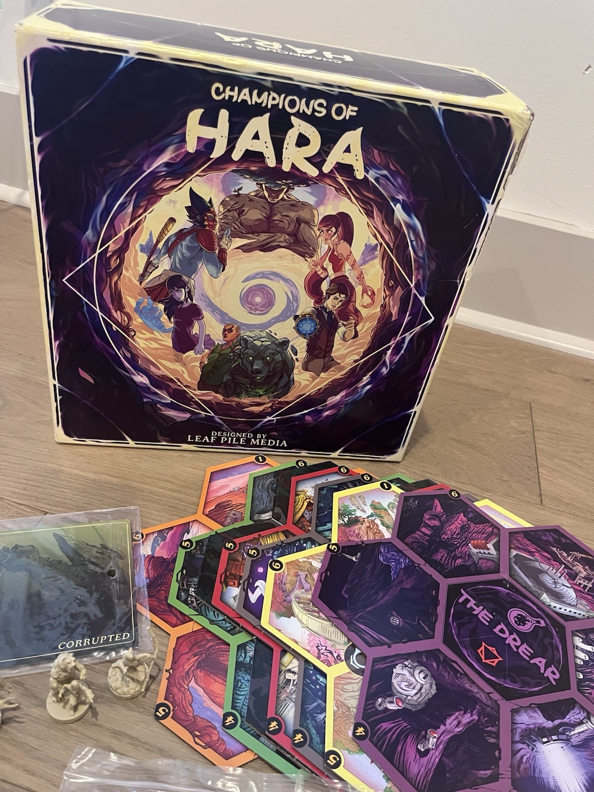 Champions of Hara 1st Edition Board Game by Greenbrier Games (Used)
