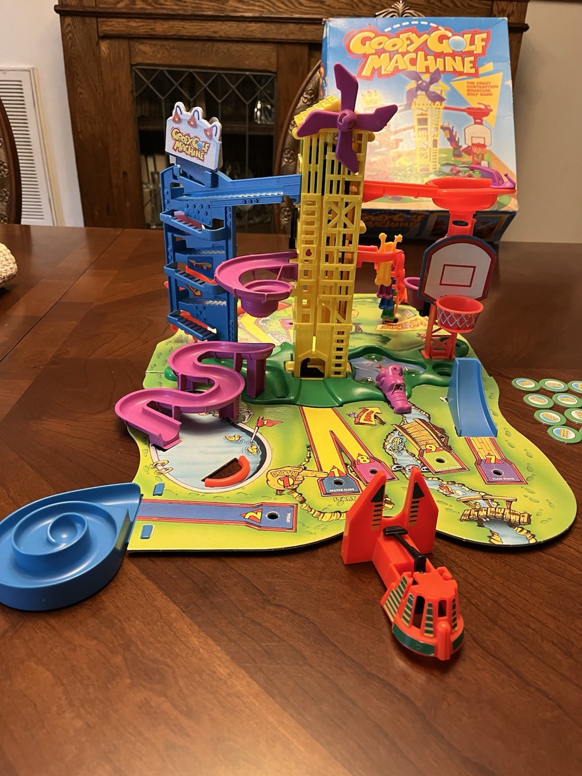 Vintage 1994 Parker Brothers Goofy Golf Machine Board Game COMPLETE
