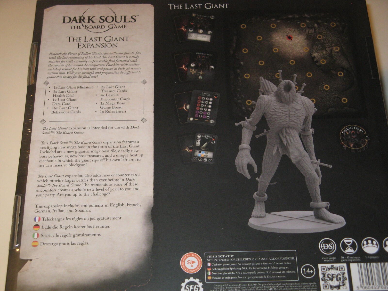 Dark Souls The Last Giant Expansion SW Steamforged board game miniatures D&D rpg