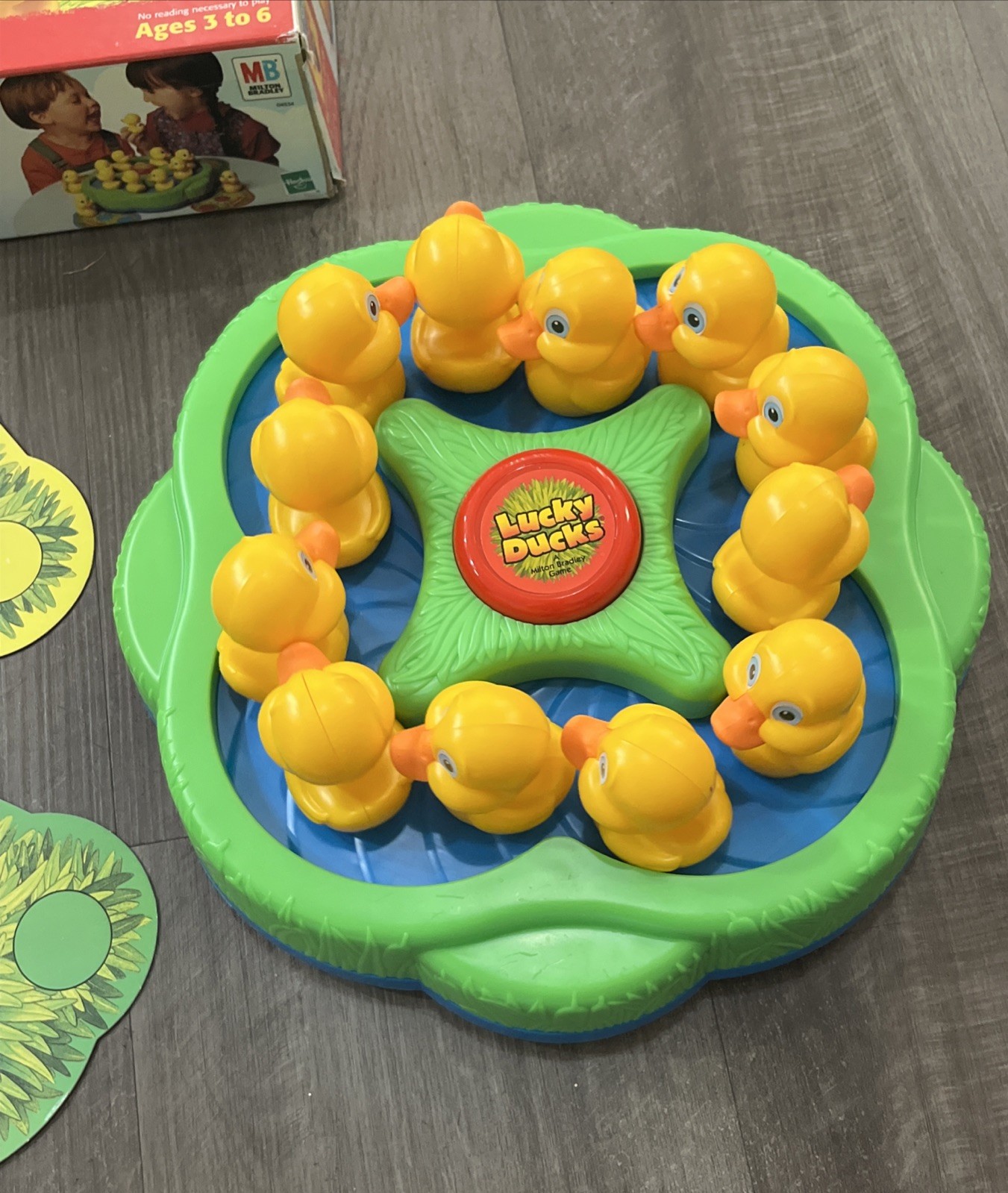 Vintage 1994 Lucky Ducks Kids Electronic Game Milton Bradley Tested And Working