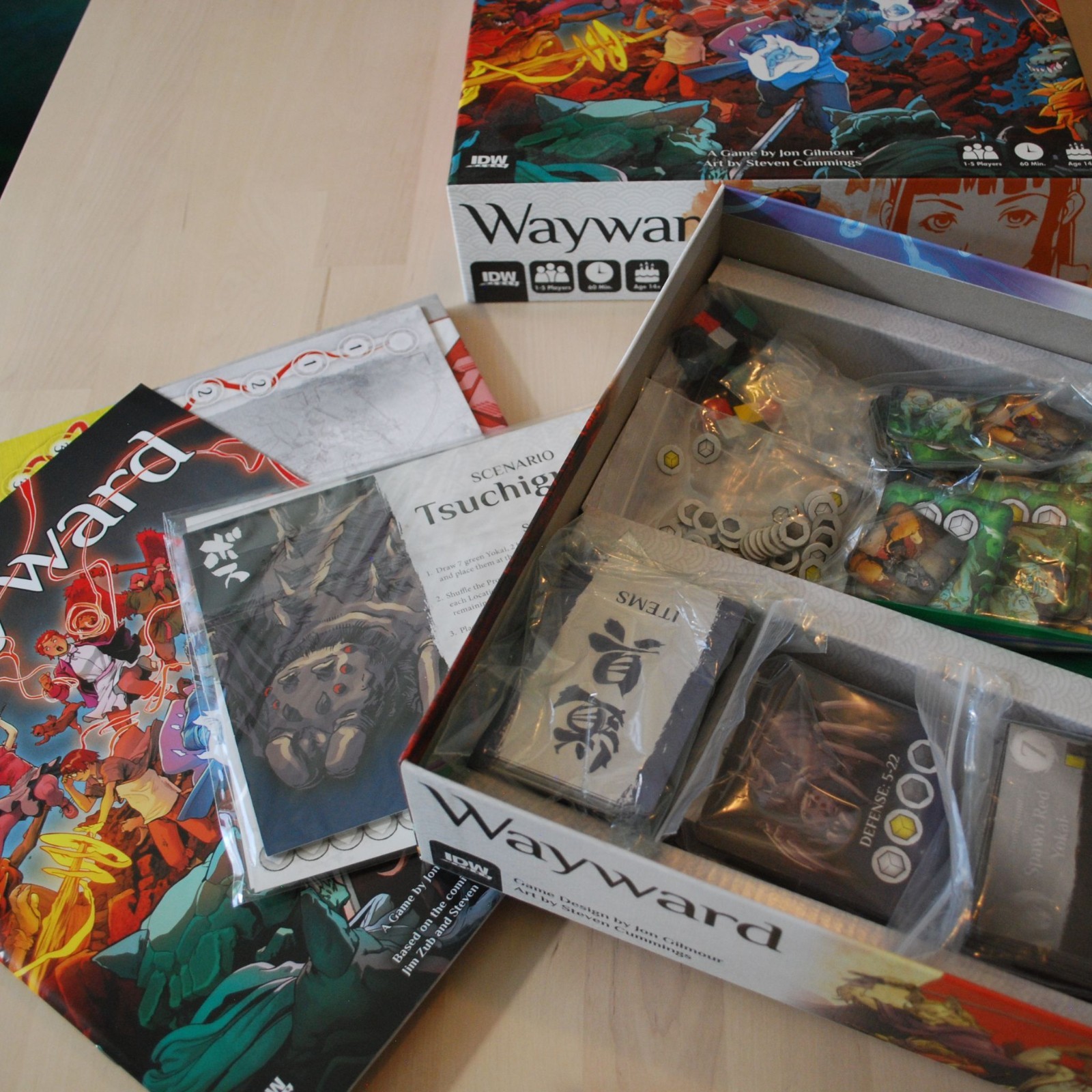 Wayward Board Game | IDW Games | Cooperative Strategy Game Complete
