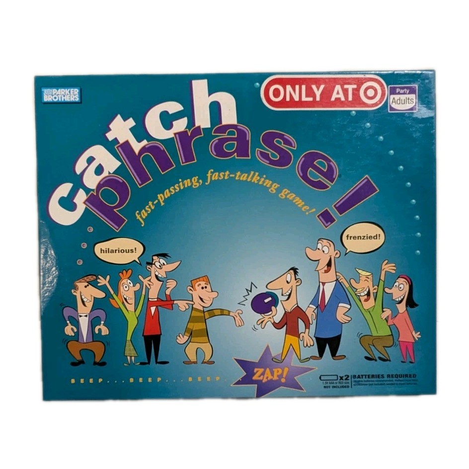 Catch Phrase Game Parker Brothers Only At Target Party Adults Board EUC NM