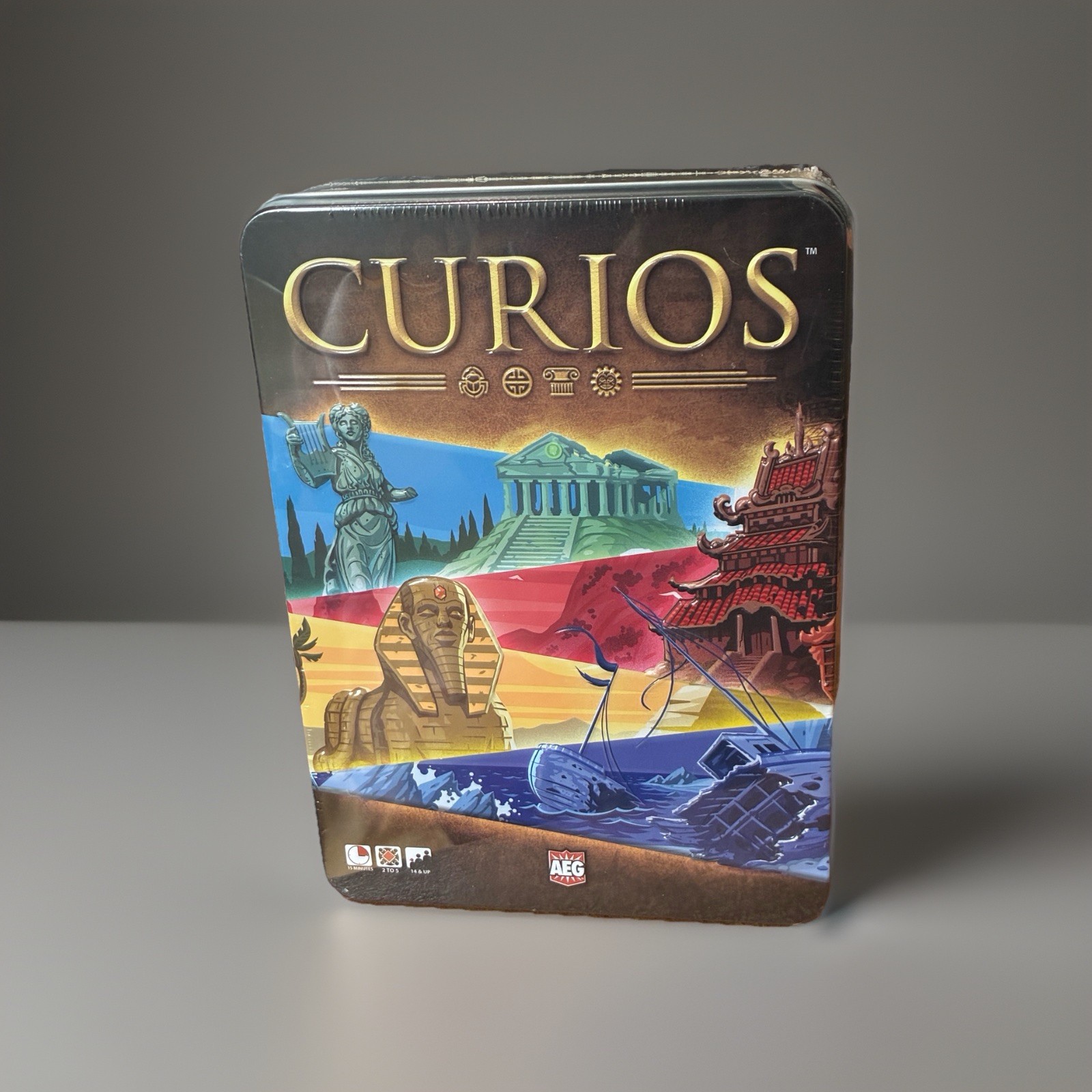 Curios Board Game AEG Complete 2-5 Players Deduction Archaeology Card Game