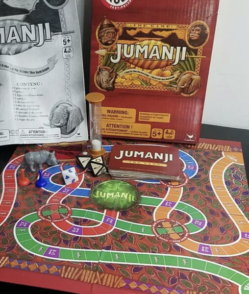 Jumanji Ready To Roll Games Age 5+ Fast Paced Game by Cardinal Travel Size