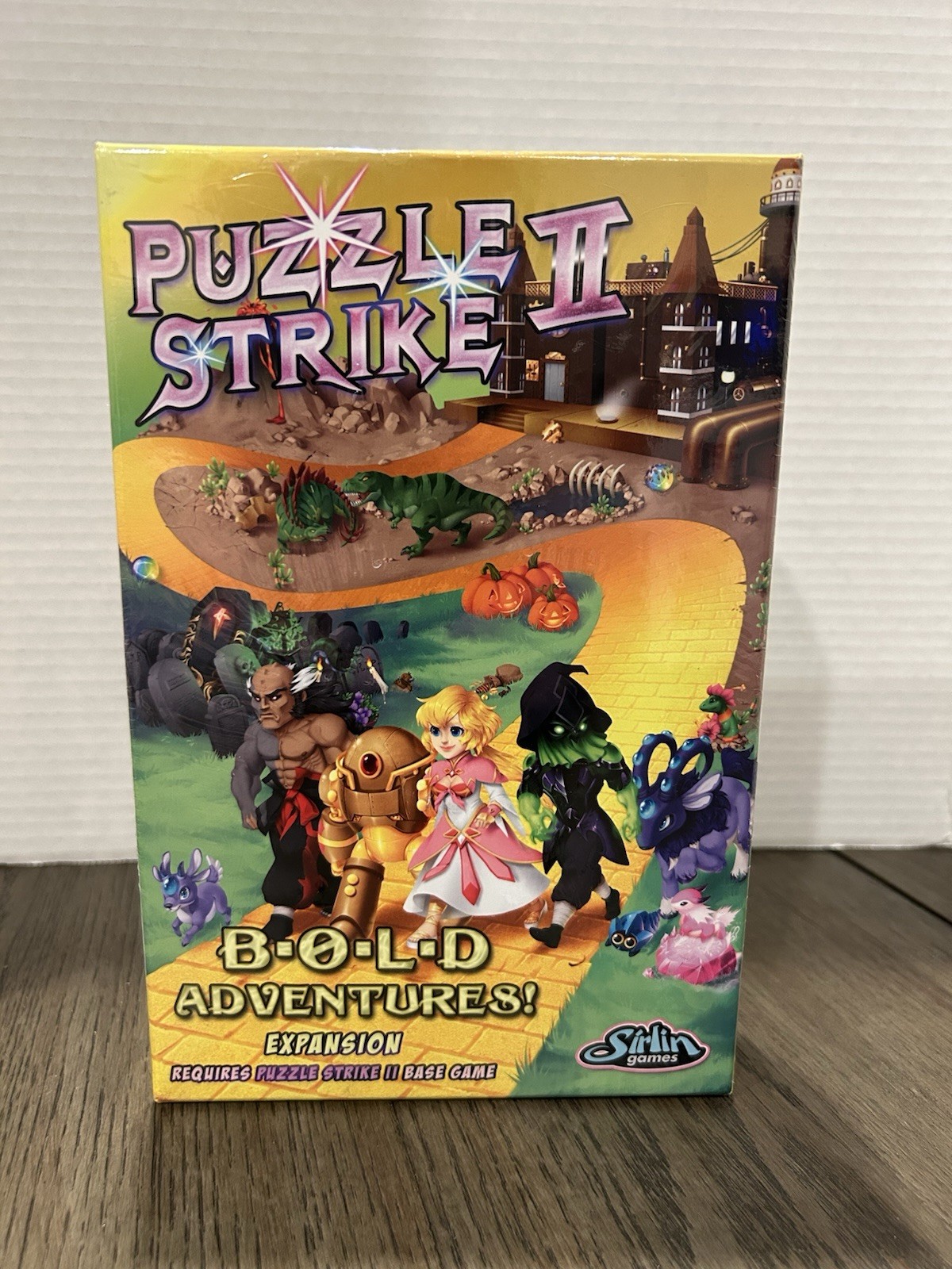 Puzzle Strike 2-Kickstarter Edition + Bold Adventures Expansion board game, New