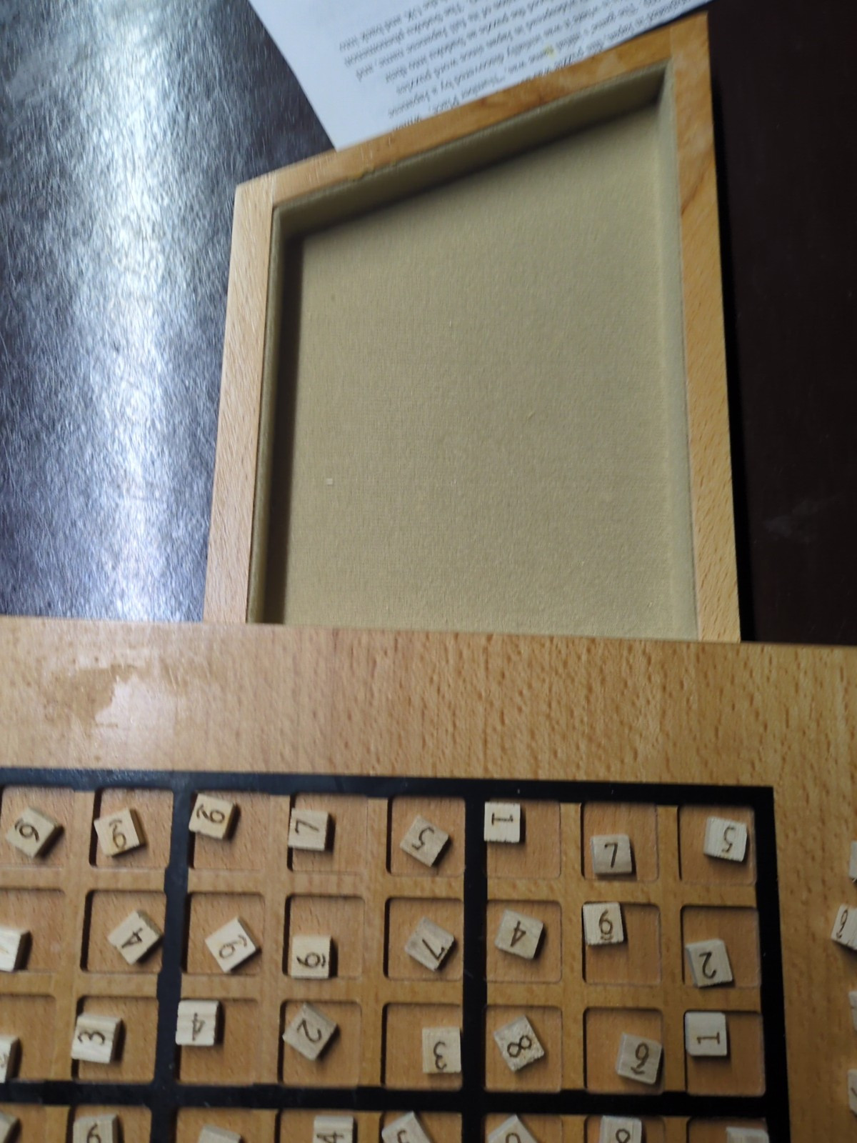 SUDOKU Wooden Game Board and Pieces – Wood Expressions, Inc.