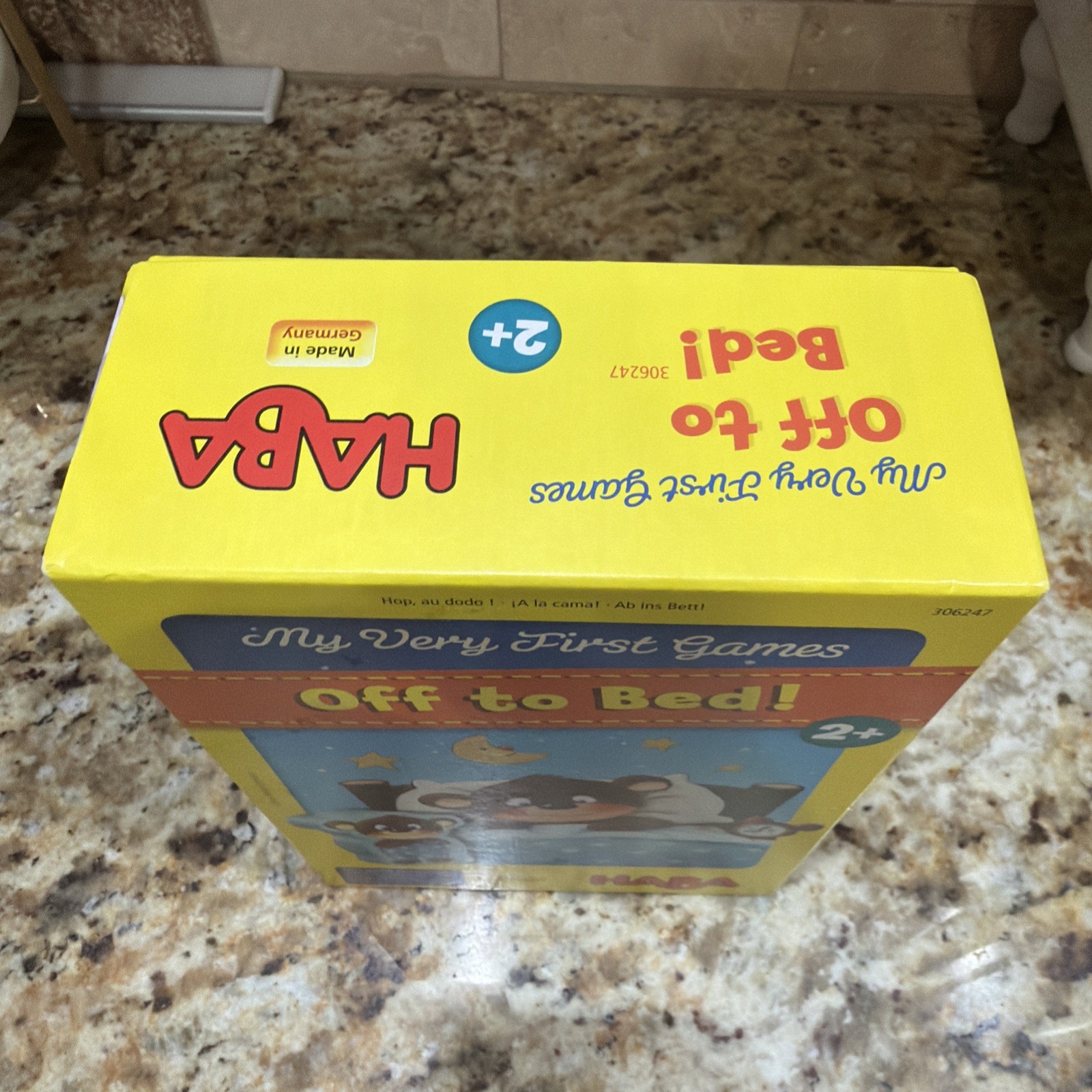 HABA MY VERY FIRST GAMES OFF TO BED GAME 100% COMPLETE MADE IN GERMANY FREE SHIP