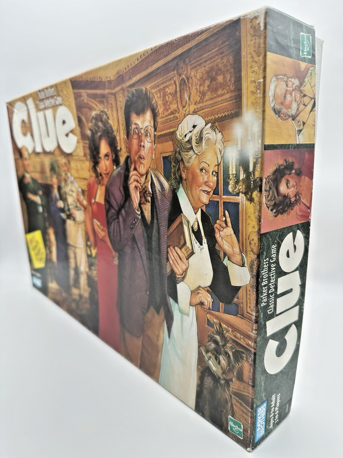 VTG 1998 CLUE Board Game Parker Brothers Hasbro 100% Case Cards Board PARTS