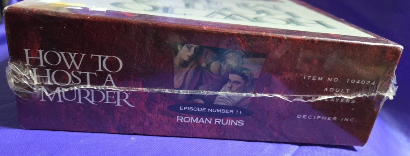 How To Host A Murder: Roman Ruins – CD Version – NIB – For 8 Players