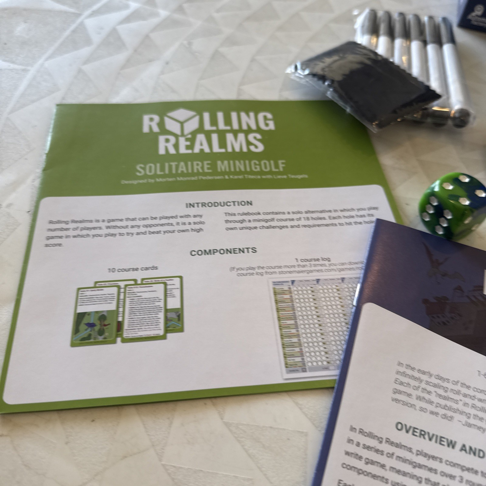 ROLLING REALMS ~ Roll & Write Game by Stonemaker Games ~ KICKSTARTER
