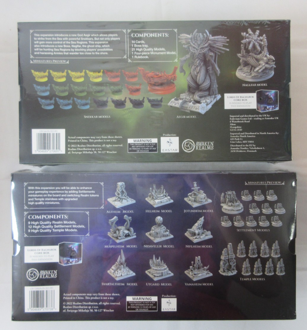 NEW “Lords of Ragnarok” Core Set +7 Expansions Stretch Goals 2022 Awaken Realms