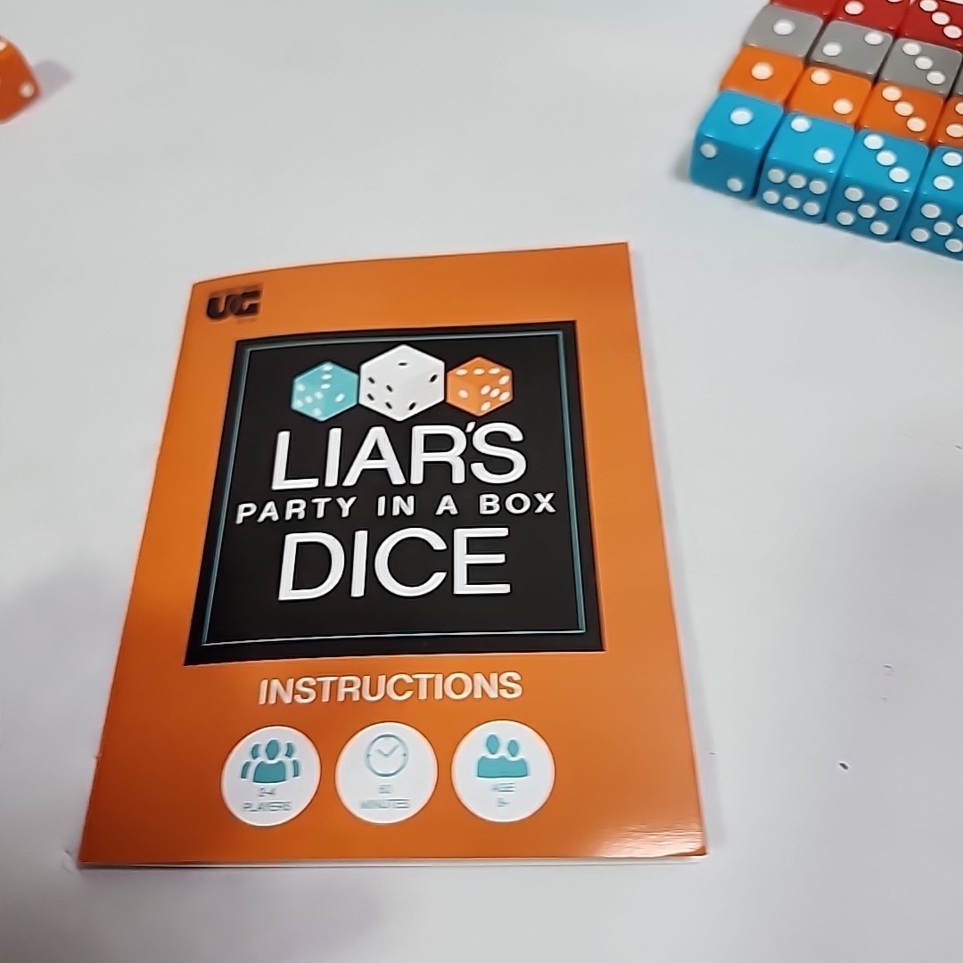 Liar’s Dice Dice Game – Party In A Box – Complete Set