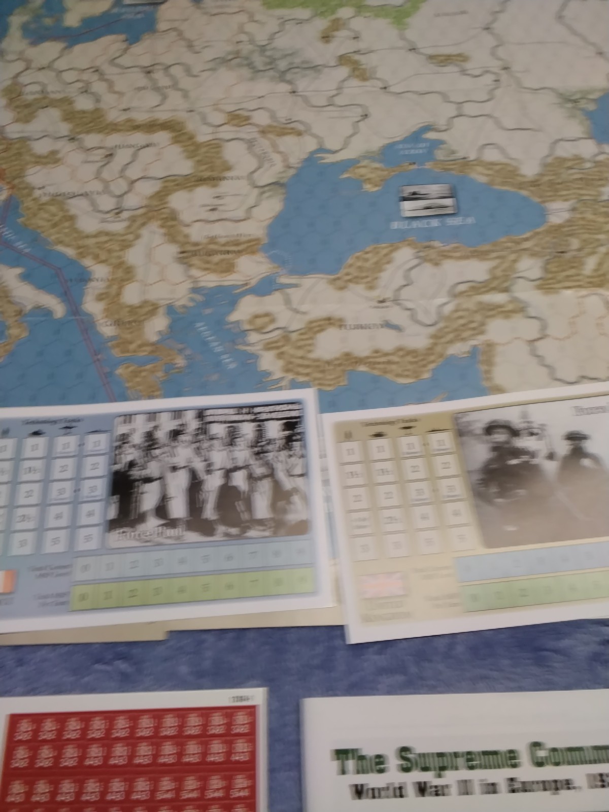 The Supreme Commander: World War II in Europe, 1939-1945 GMT Games WW2,Complete