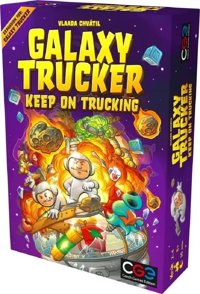 Keep On Trucking Expansion Galaxy Trucker Board Game Czech Games Edition Booster