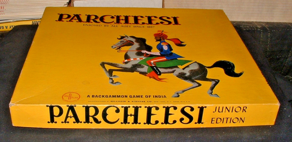 Vintage 1959 PARCHEESI JUNIOR NO. 200 SELCHOW & RIGHTER Complete Excellent