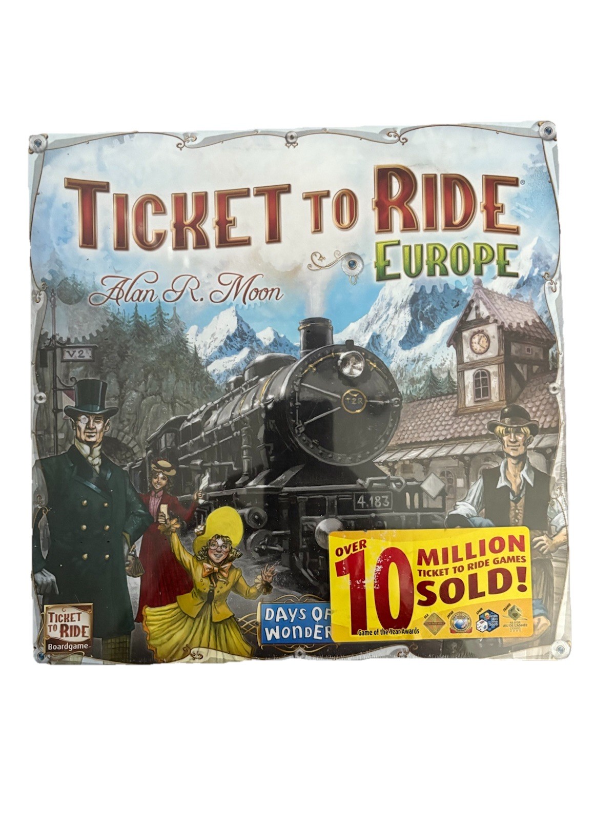 Ticket to Ride Europe Game Tunnels Ferries Train Stations Strategic New SEALED