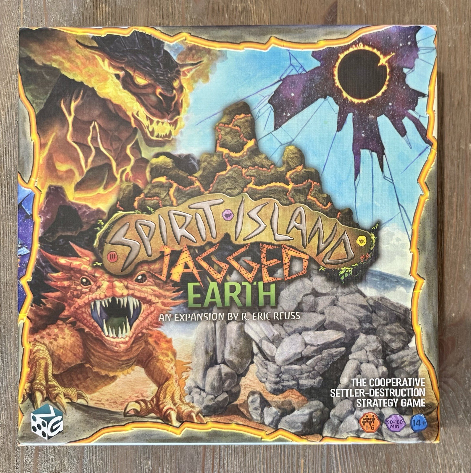 Spirit Island Board Game Lot 5 exp Branch Claw Jagged Earth ++ Premium Tokens