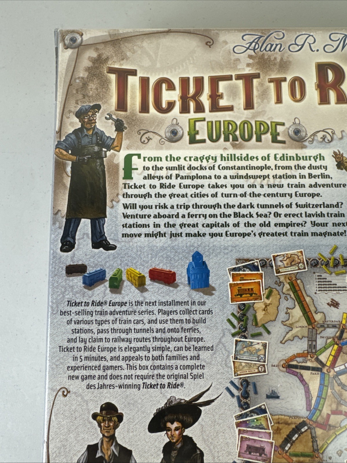 Days of Wonder Ticket to Ride Europe Board Game Brand New Factory Sealed