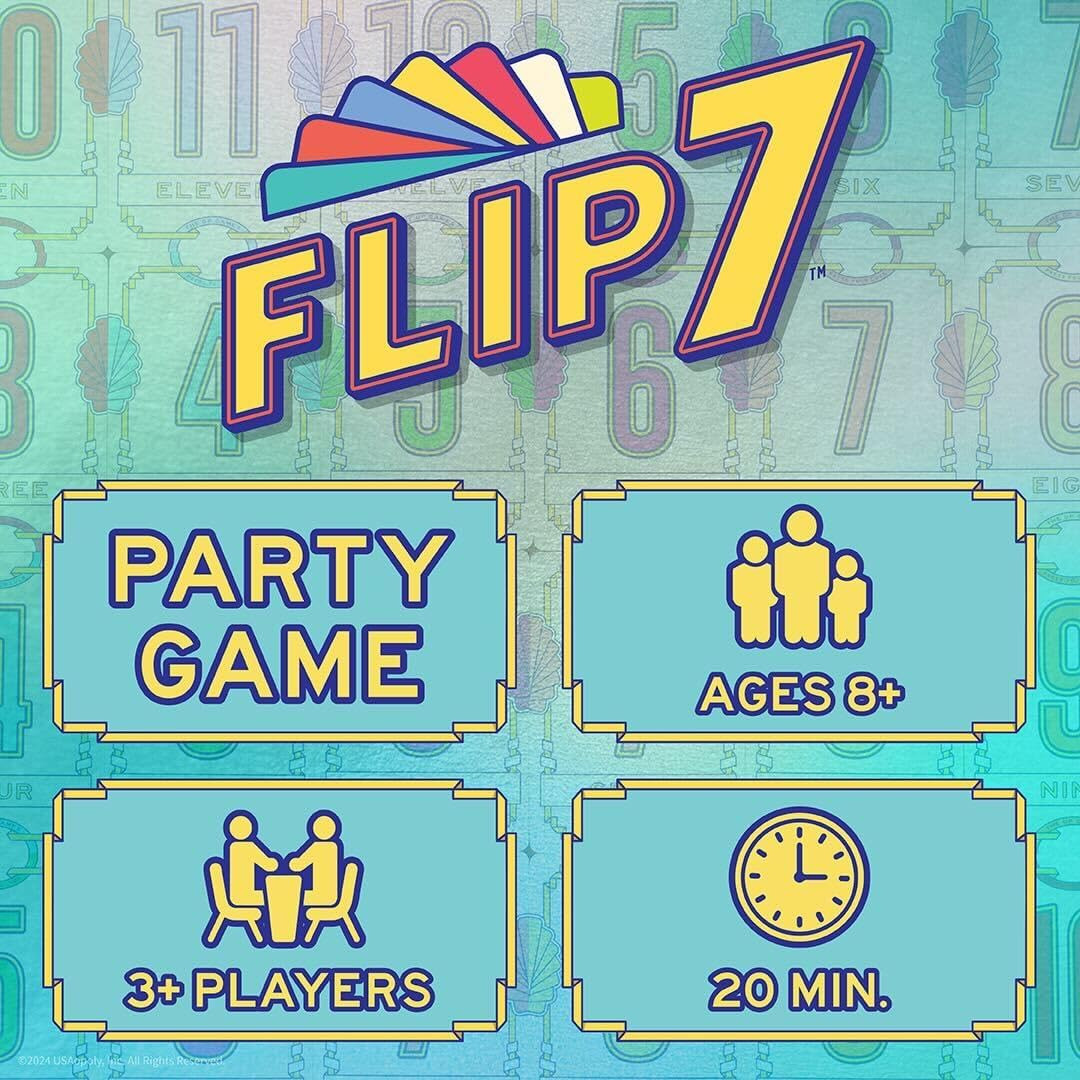 Flip 7, the Ultimate Blend of Press Your Luck & Strategy, Fast-Paced