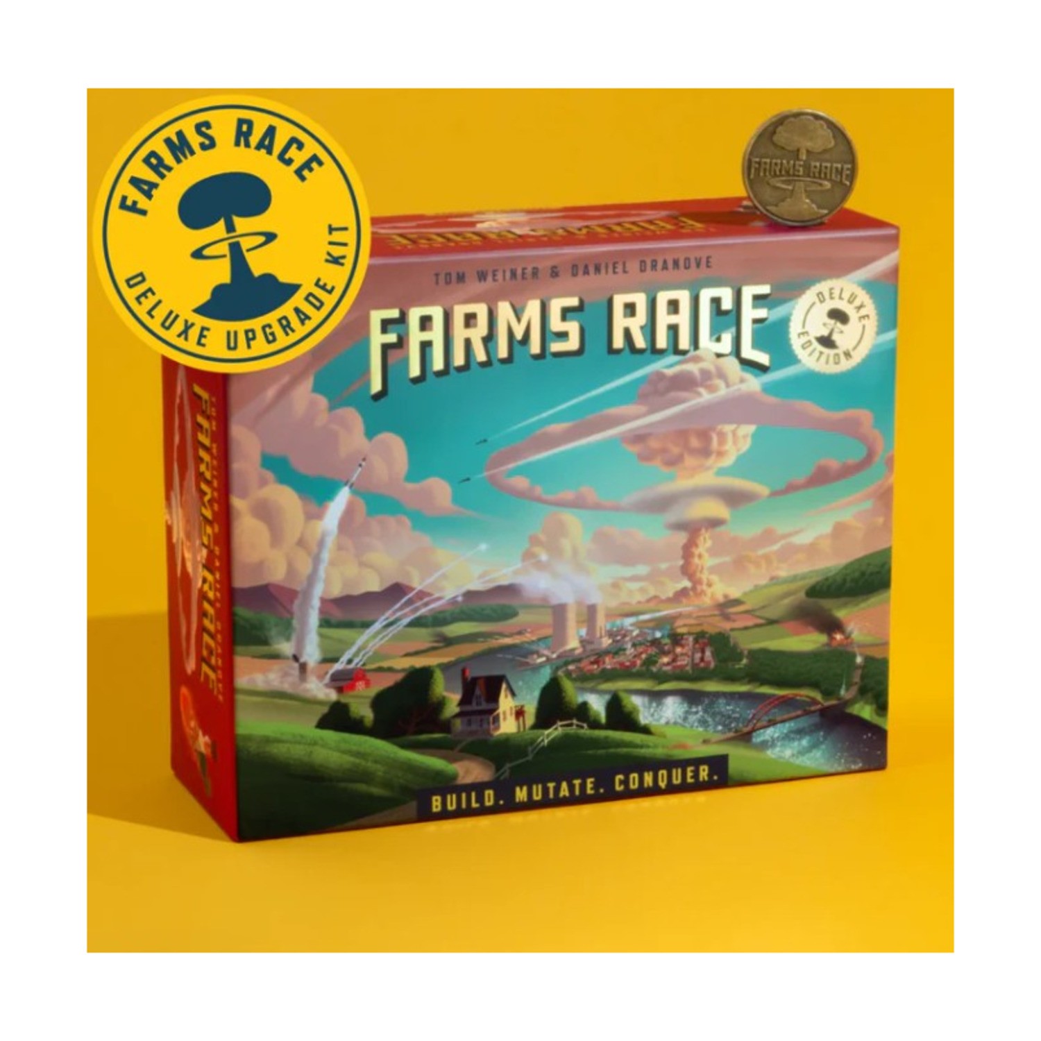 Medium Brow Board Games Farms Race – Deluxe Upgrade Kit Box SW (New)
