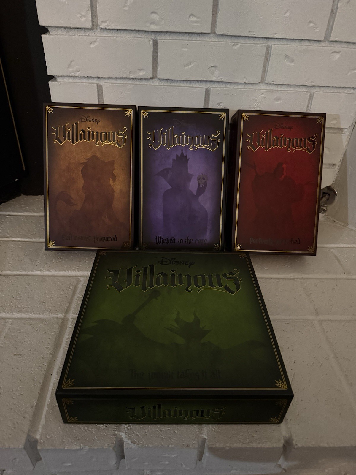 Disney Villainous Lot of 4 Board Games Sealed Ravensburger Wicked to the Core +