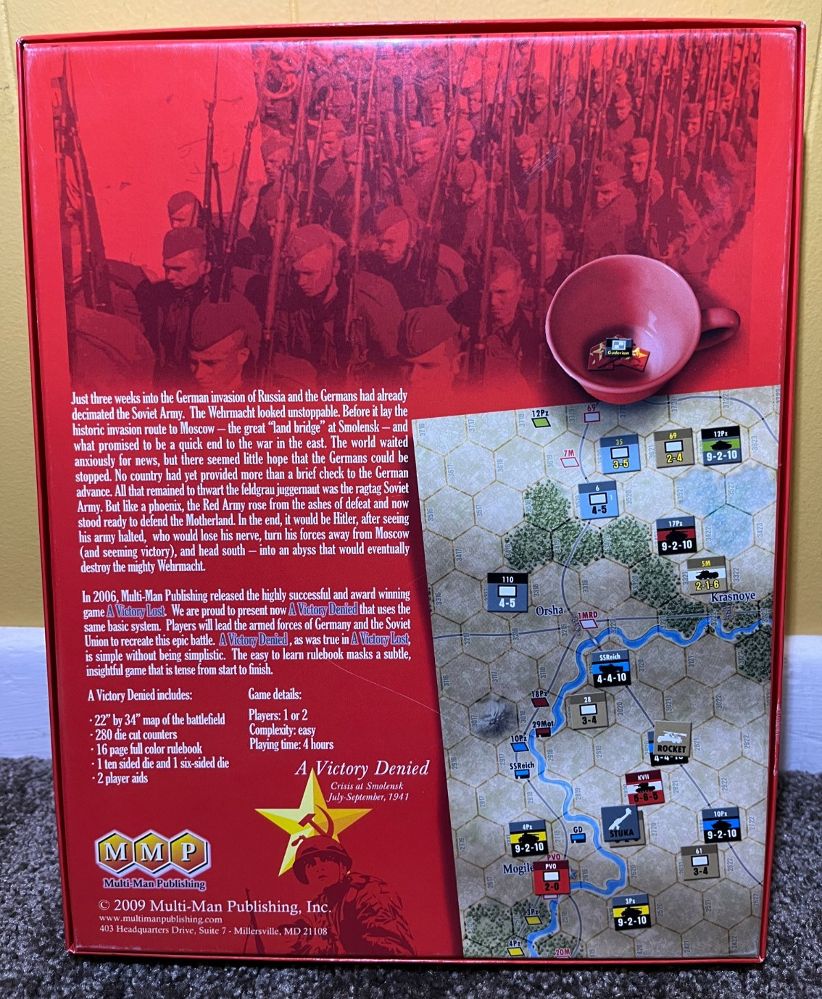 A Victory Denied: Crisis at Smolensk, July-September, 1941 (2009) MMP Unpunched
