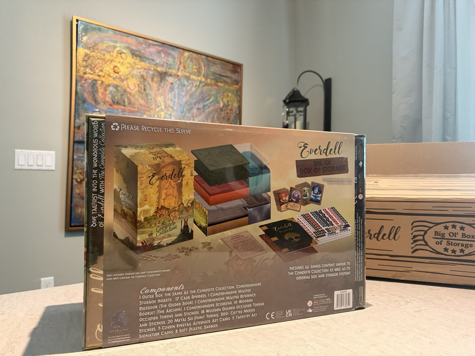 Starling Games EVERDELL: BIG OL’ BOX OF STORAGE, 1st Ed. *NIB*