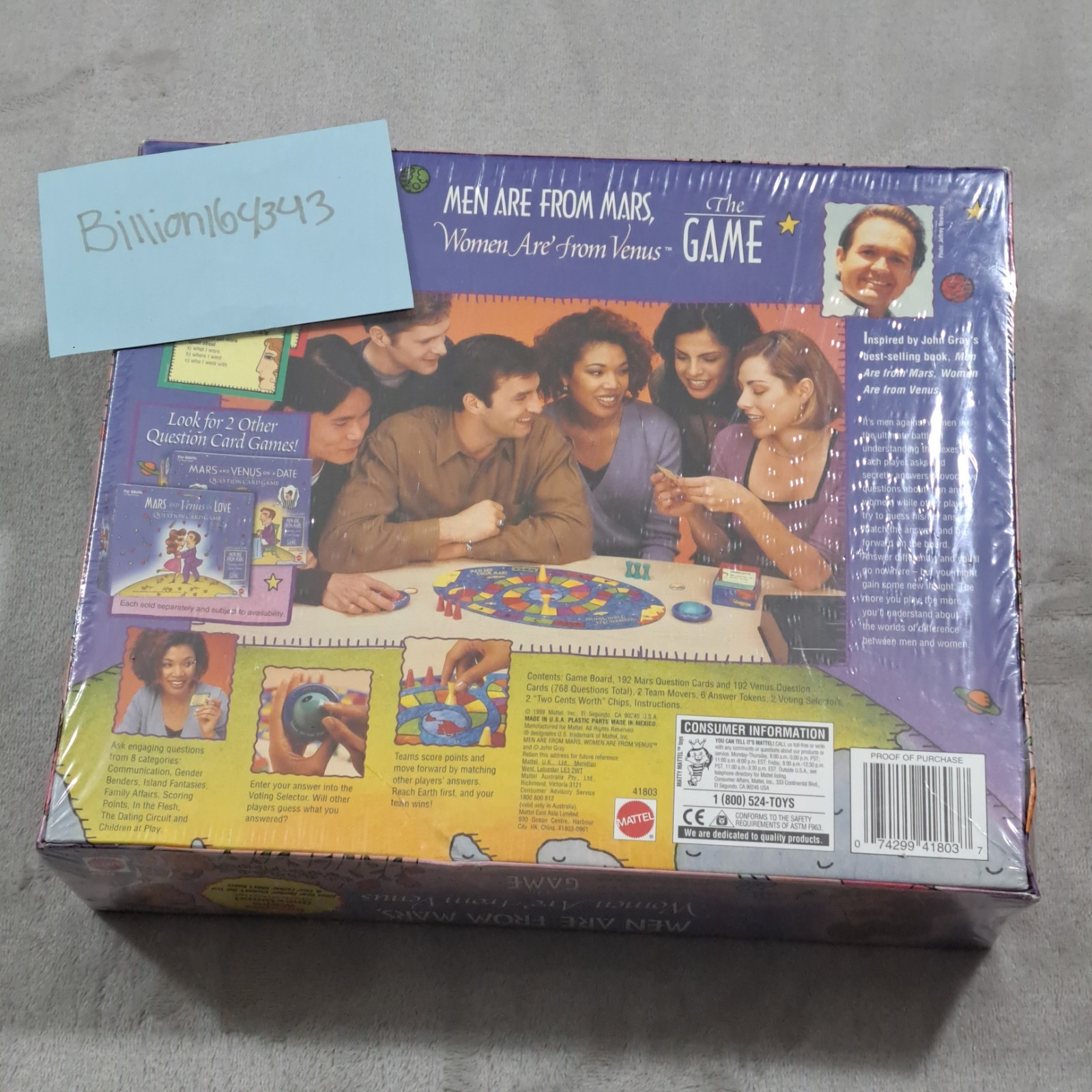 Men Are From Mars, Women Are From Venus The Game by Mattel 1998 FACTORY SEALED