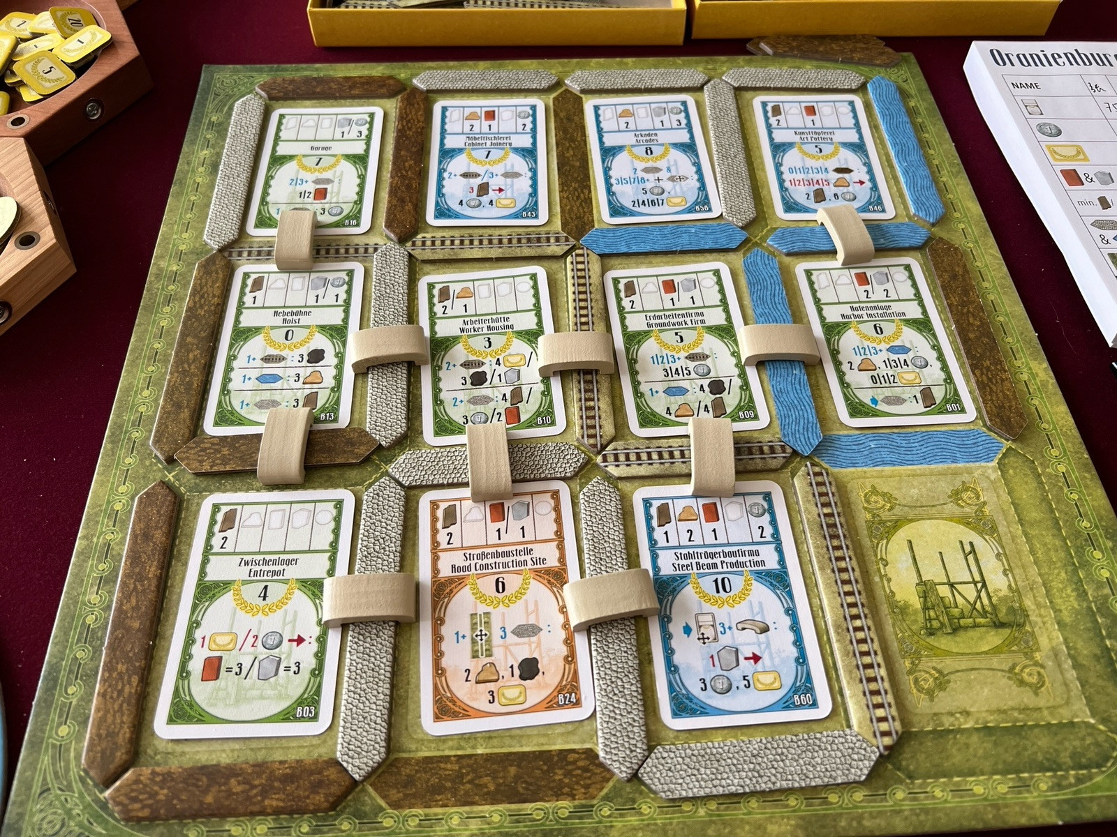 Spielworxx Boardgame Oranienburger Kanal (German/English Ed) Box VG+/NM