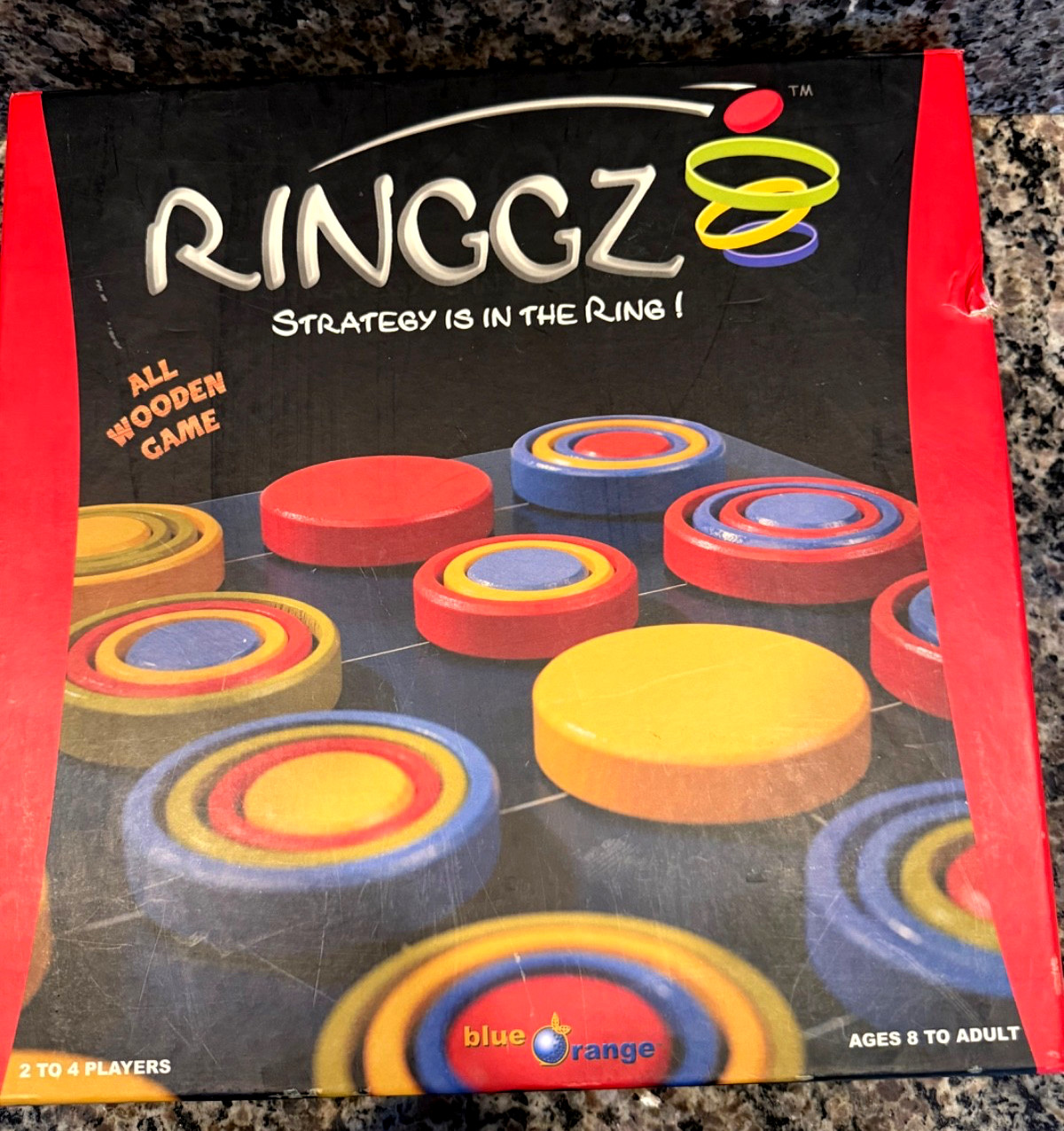 RINGGZ GAME – Strategy Is In The Ring – natural all wooden