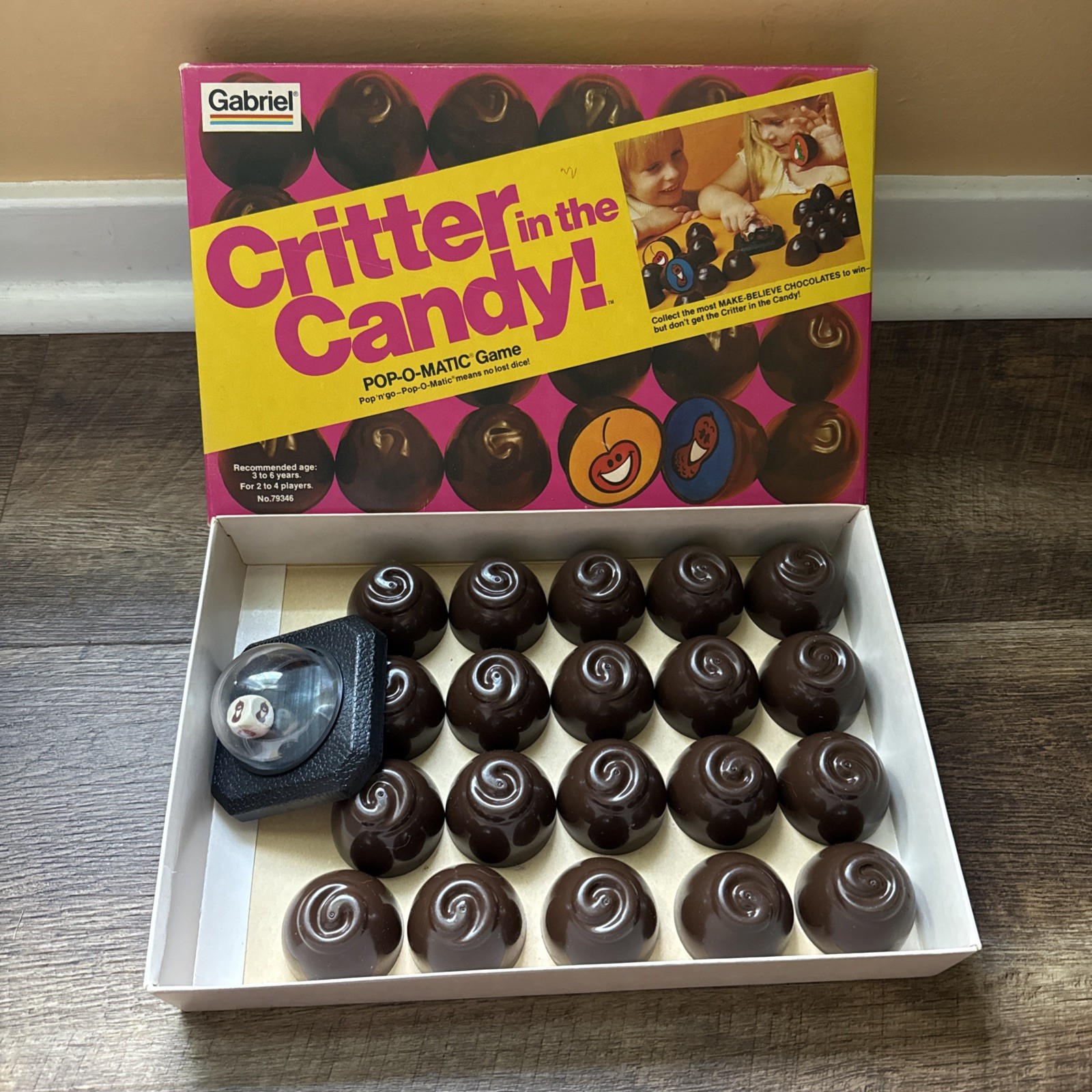 Vintage 1978 Critter In The Candy Game. COMPLETE Gabriel