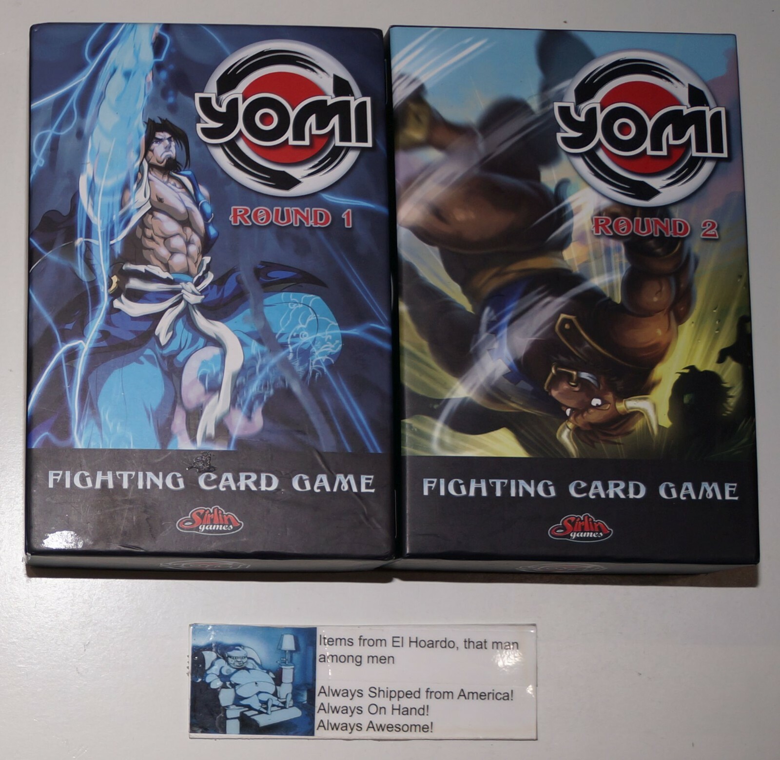 Yomi Round 1 And Round 2 Fighting Card Game Sirlin Games Used Good Condition