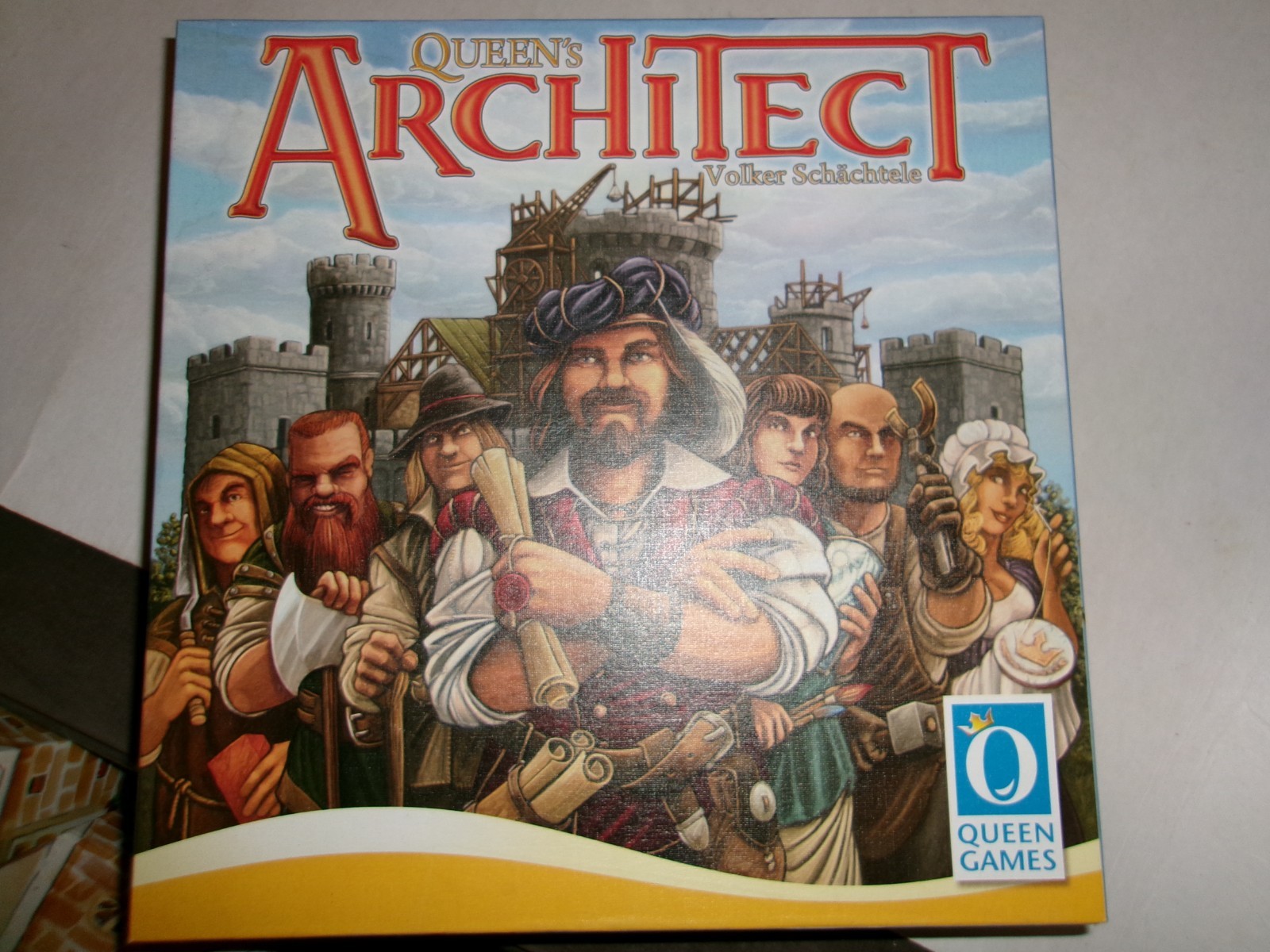 Queen’s Architect Board Game Volker Schachtele ages 10 up 60 min 2-4 players NEW