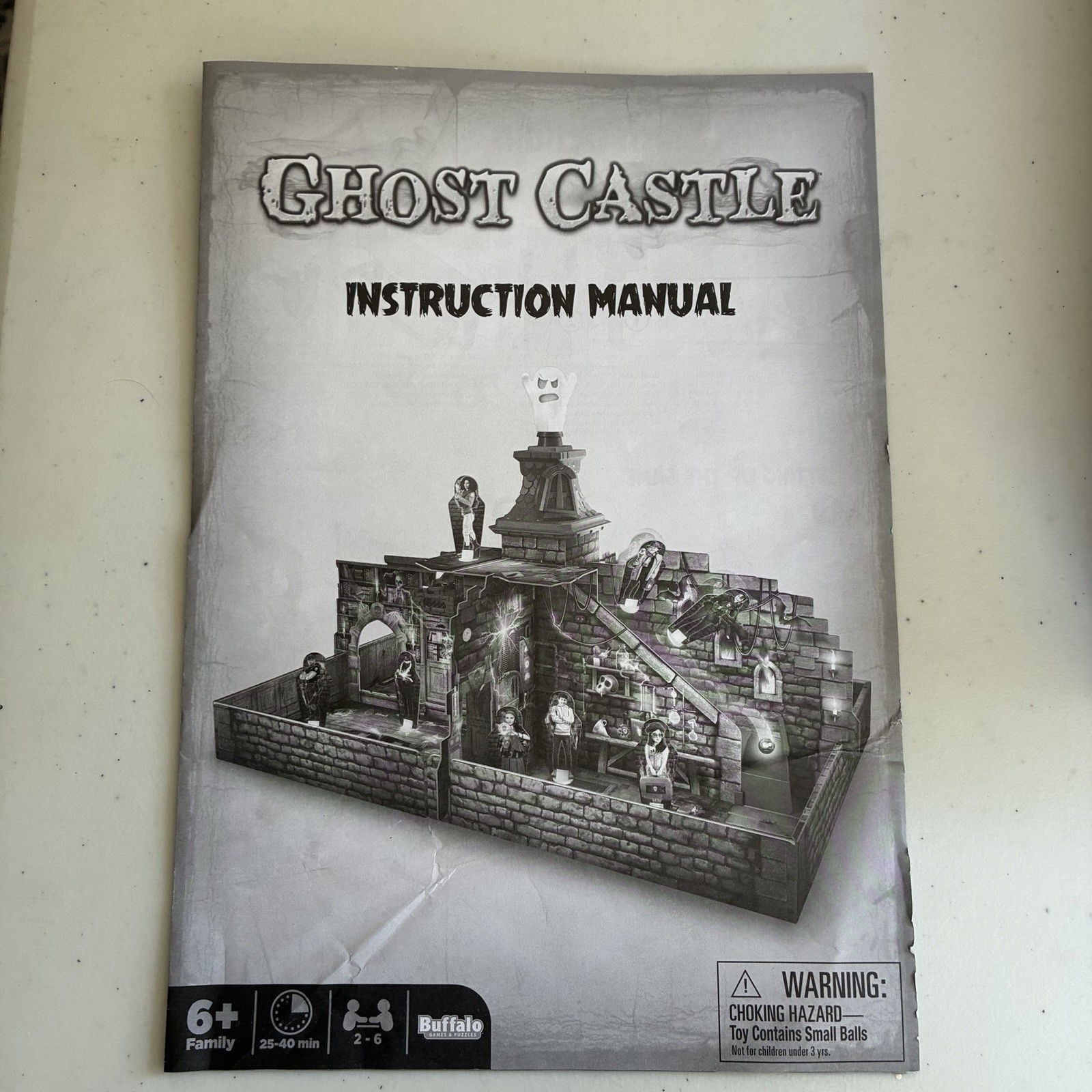 Ghost Castle Family Board Game (New) Buffalo Games Halloween, Haunting, Spooky