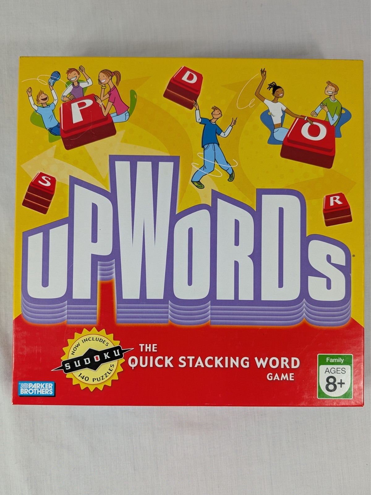 UpWords The Quick Stacking 3-D Word Game & Sudoko Ages 8 & Up Pre-Owned