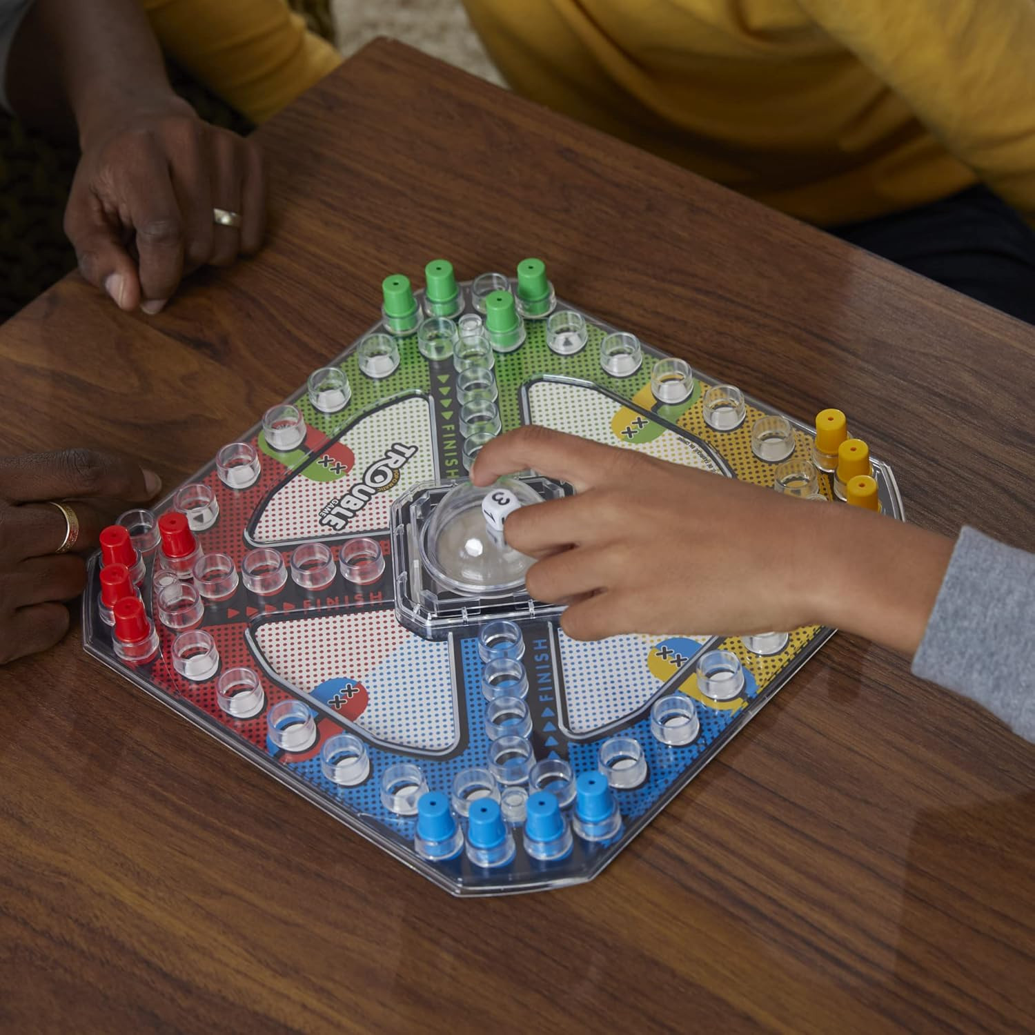 Trouble Board Game for Kids Ages 5 and up 2-4 Players (Packaging May Vary)