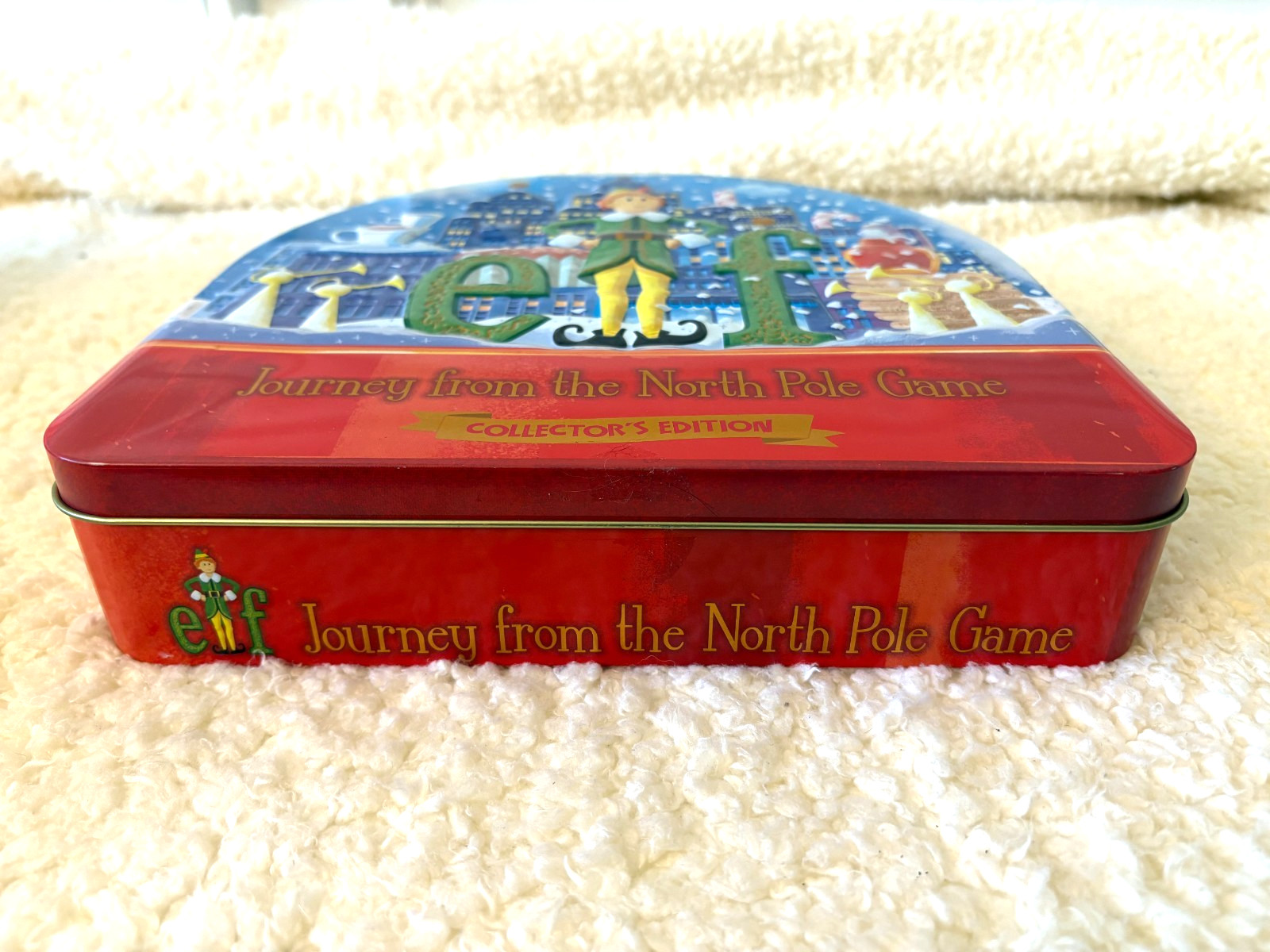 ELF “Journey From The North Pole” FUNCO Game COLLECTORS EDITION Tin Box
