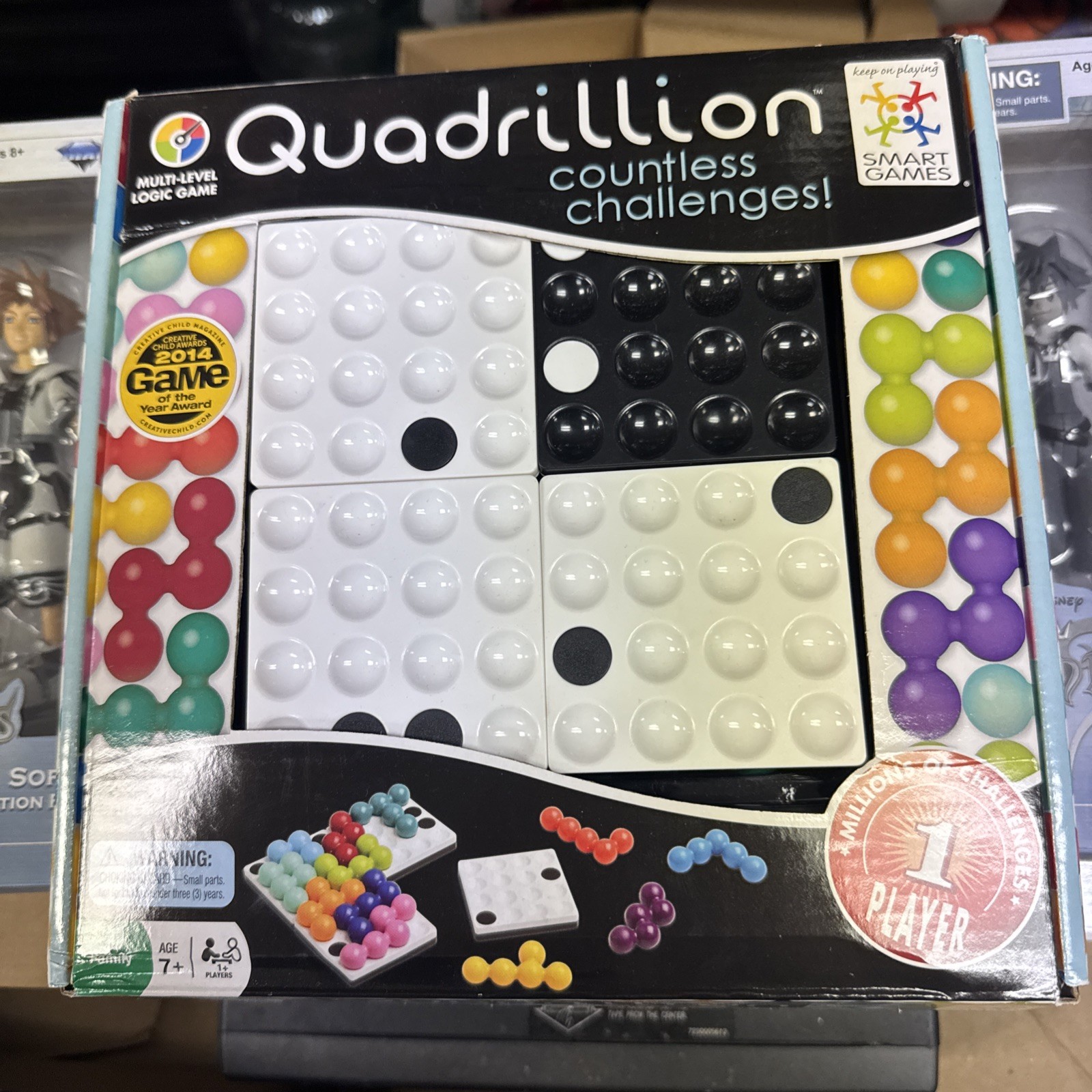 Quadrillion by Smart Games – Magnetic Marble Puzzle Game COMPLETE Solitaire