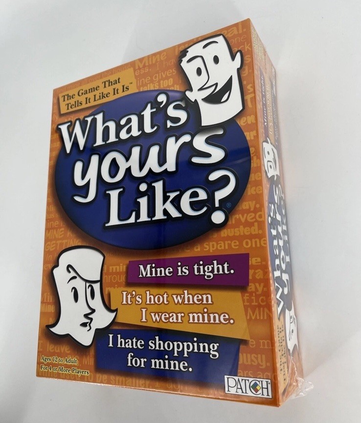 What’s Yours Like? Family Party Board Game Funny 2007 – BRAND NEW & SEALED