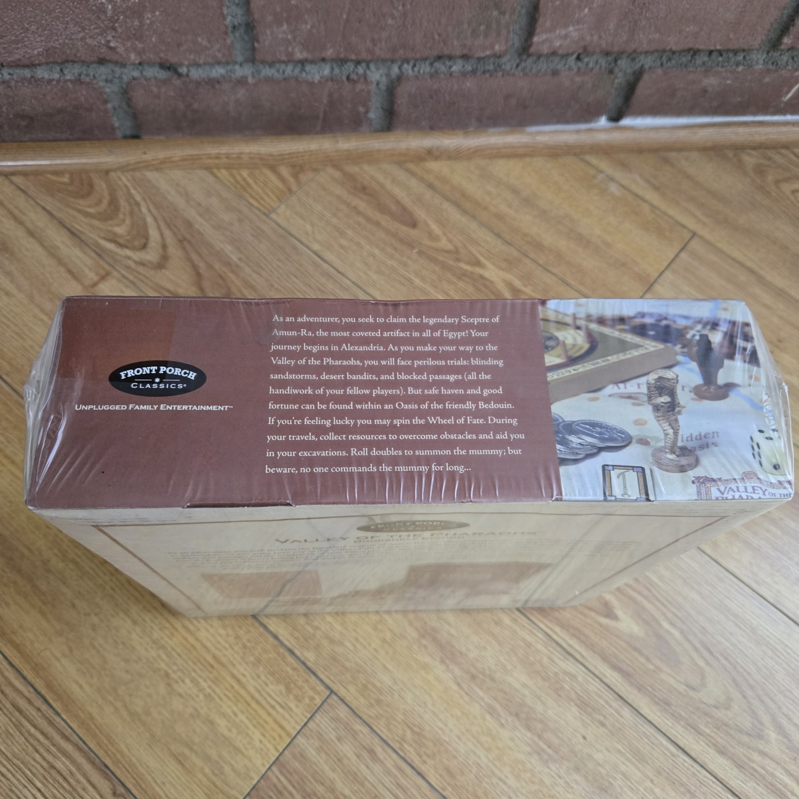 SEALED: Valley Of The Pharaohs Bookshelf Edition Front Porch Classics Wood Box
