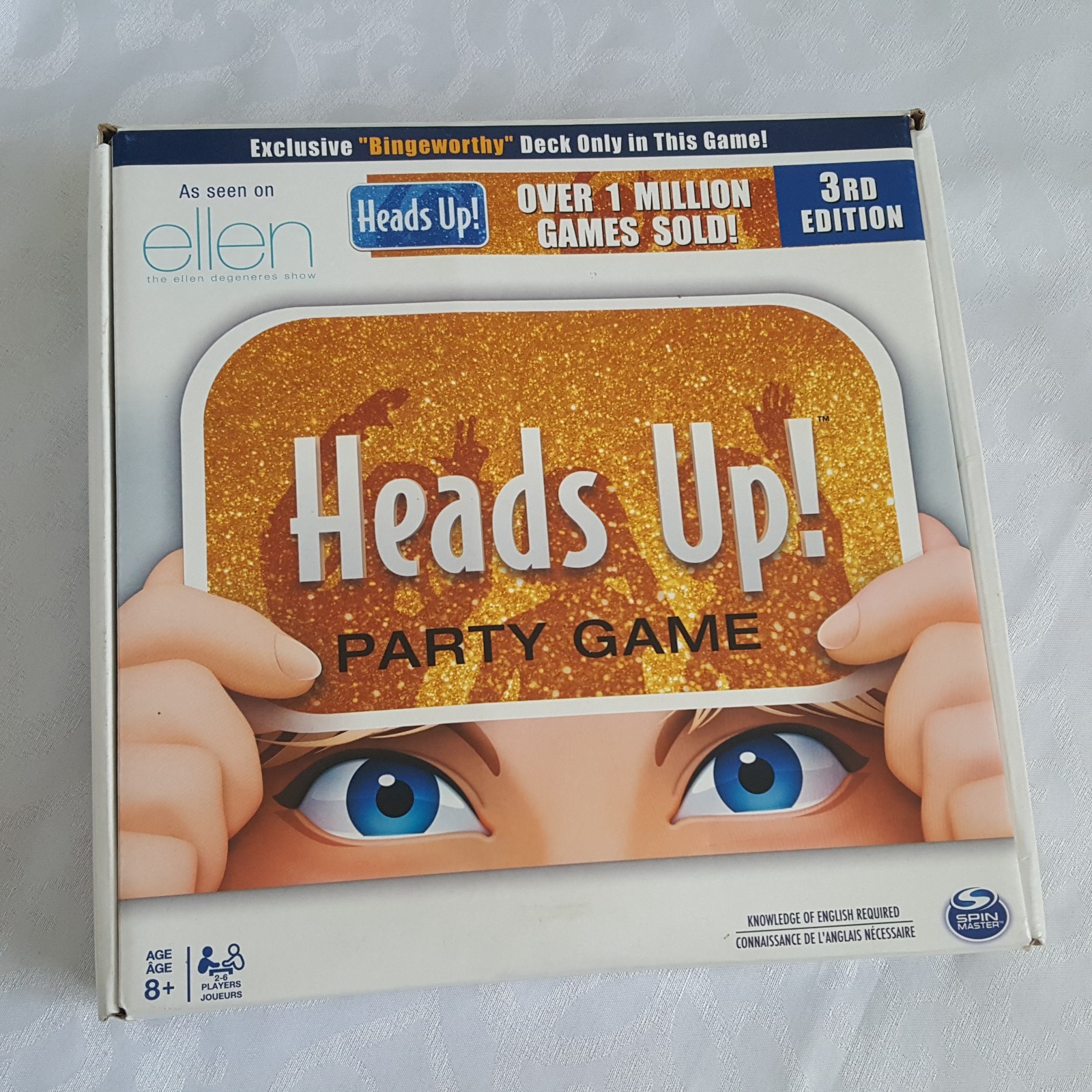 Heads Up Party Game 3rd Edition As Seen On Ellen Family Game Age 8+ Spin Master