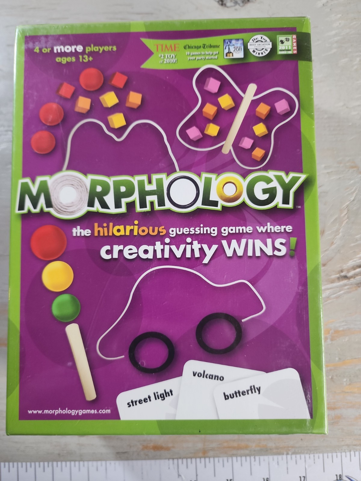 Morphology Creativity Wins 2011 Family Party Game – New and Sealed