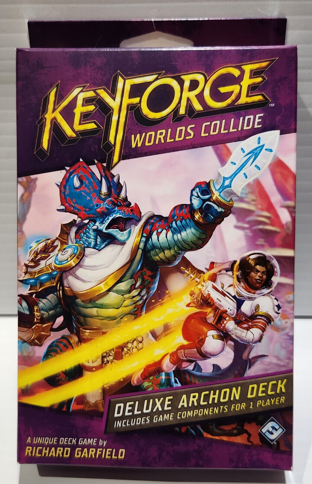 KeyForge Worlds Collide – Deluxe Archon Deck – Fantasy Flight – Sealed