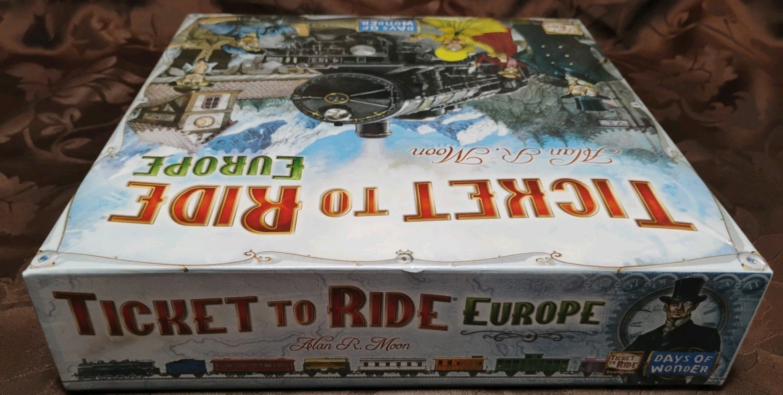 Ticket to Ride Europe Board Game Tunnels Ferries Train Stations Strategic