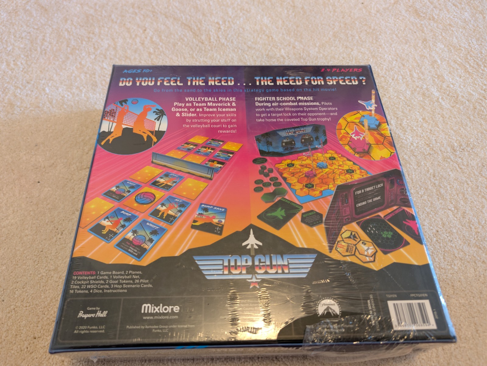 Top Gun Board Game Board Game New and Sealed 2-4 Players NEW In Original Box