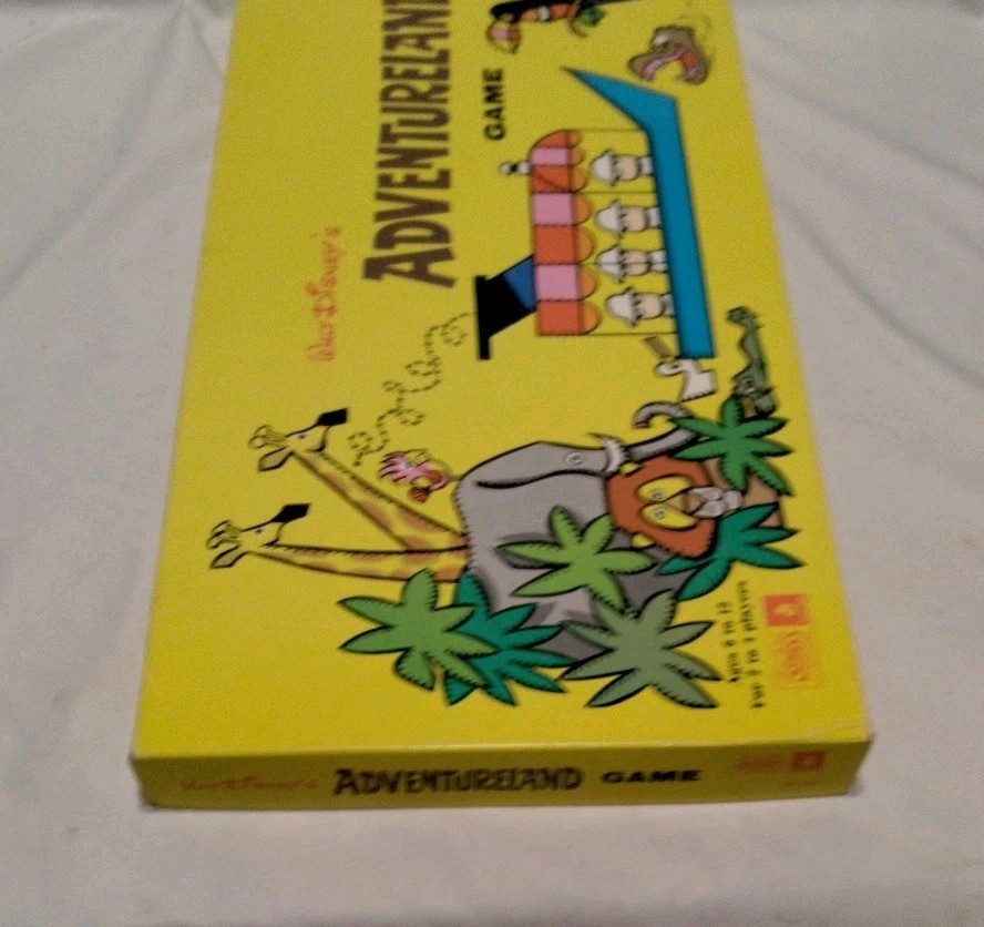 Adventureland Board Game 1950’s Toucan Cruise Disney Parker Brothers Unpunched